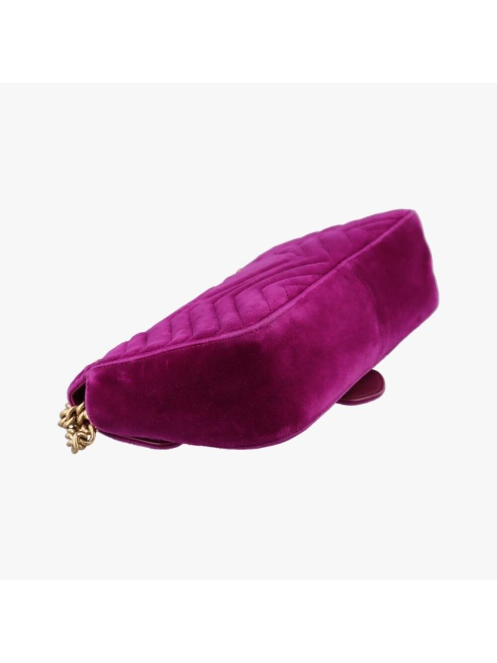 ★SOLD★ Gucci GG Marmont Purple Velour Shoulder - Picture 7 of 15